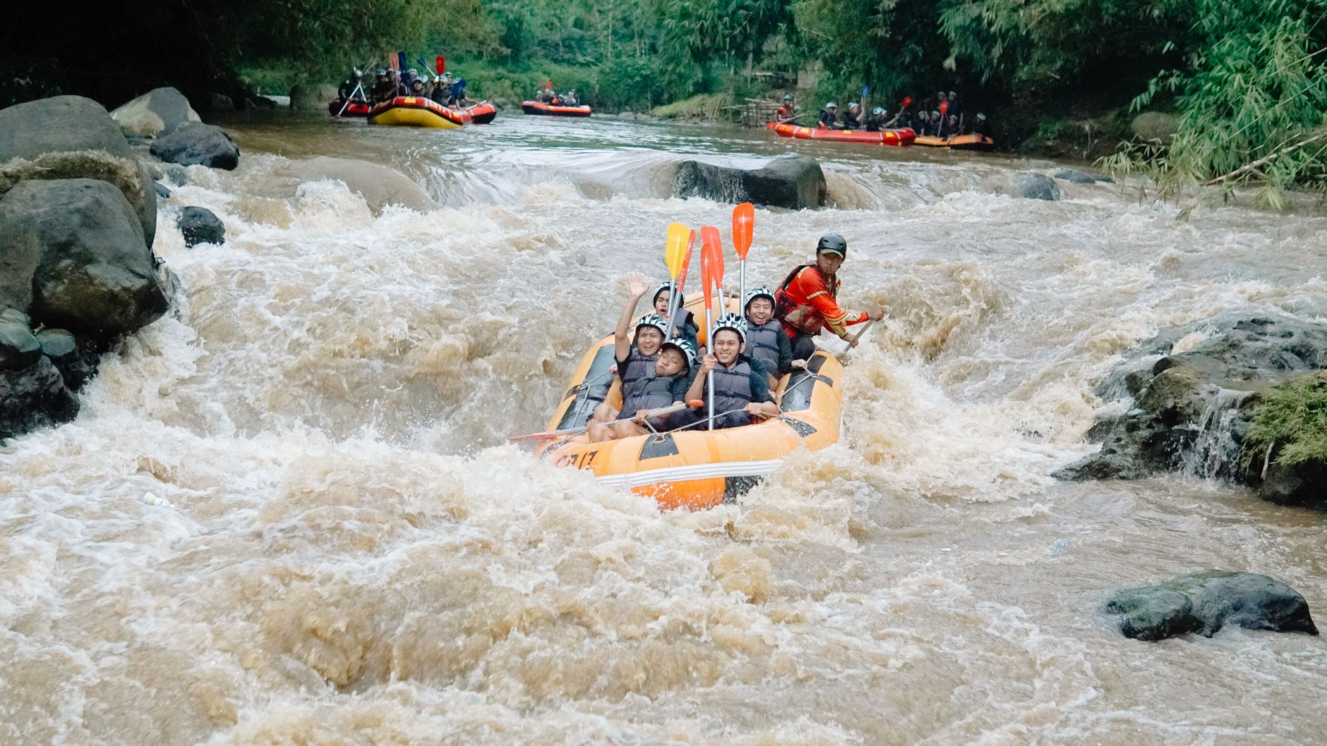 Ubud: River Rafting, Zip Line & Rice Terraces Tour